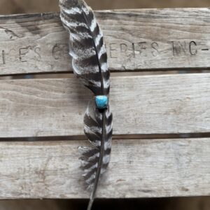 Royston Turquoise + Silver Wildflower Ring - 7