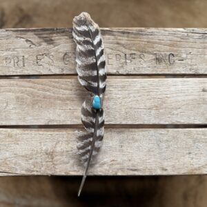 Royston Turquoise + Silver Wildflower Ring - 8