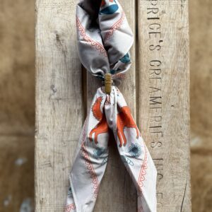 Landscape Jasper Floral Husk RIng - 7.5