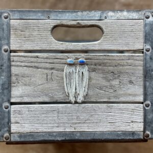 Opal Falcons - bone white fringe