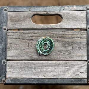 4-5mm Ombre Chrysoprase + Sapphire - 20"