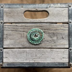 4-5mm Ombre Chrysoprase + Sapphire - 25"