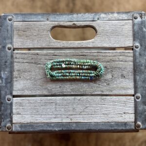 6mm Ombre Turquoise + Chrysoprase + Lapis - 32"