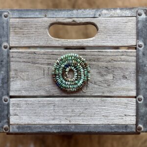 6mm Ombre Chrysoprase + Turquoise + Lapis - 30"