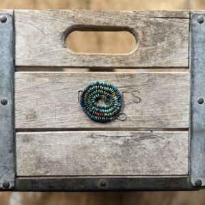 5mm Ombre Turquoise + Sapphire + Fire Opal + Lapis + Chrysoprase Hand Knotted Necklace - 19"