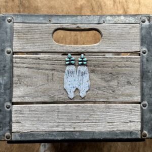 Forget Me Not Falcons - Light Blue Fringe