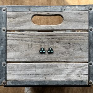 Floral Turquoise Domes - 2"