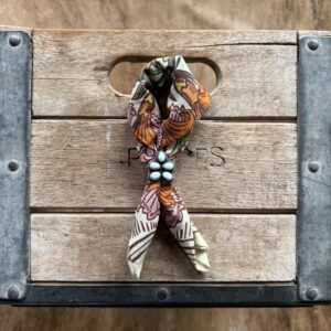Paloma Sunflower Silver Ring with a Wide Distressed Band - size 8